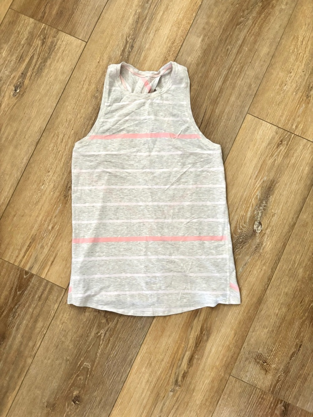 Lululemon Women’s All Tied Up Striped Split Back Open Tank ~ NO TAG